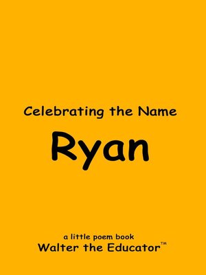 cover image of Celebrating the Name Ryan